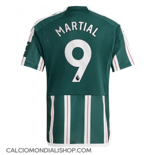 Maglie da calcio Manchester United Anthony Martial #9 Seconda Maglia 2023-24 Manica Corta